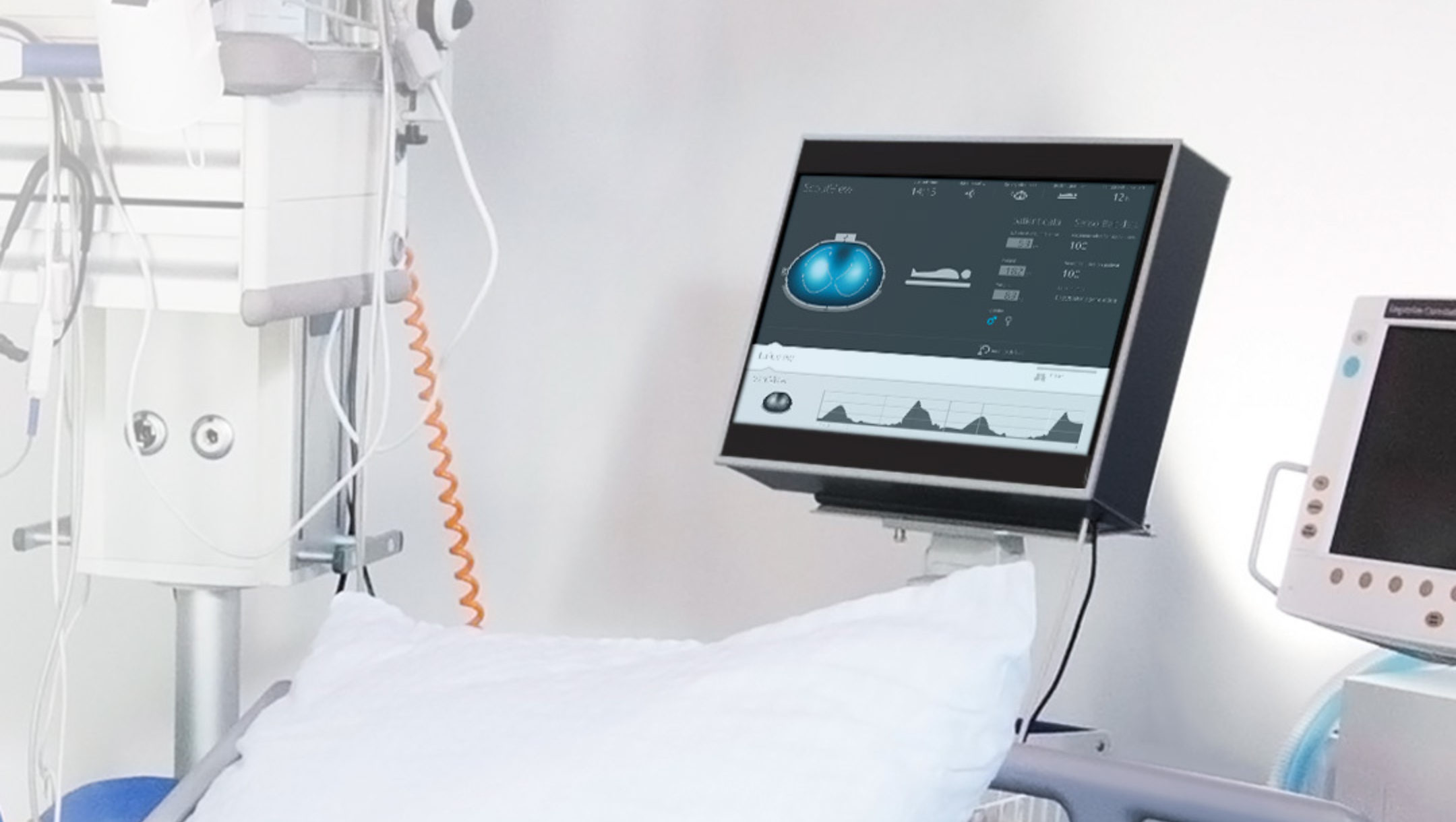 Swisstom Monitor im Behandlungszimmer
