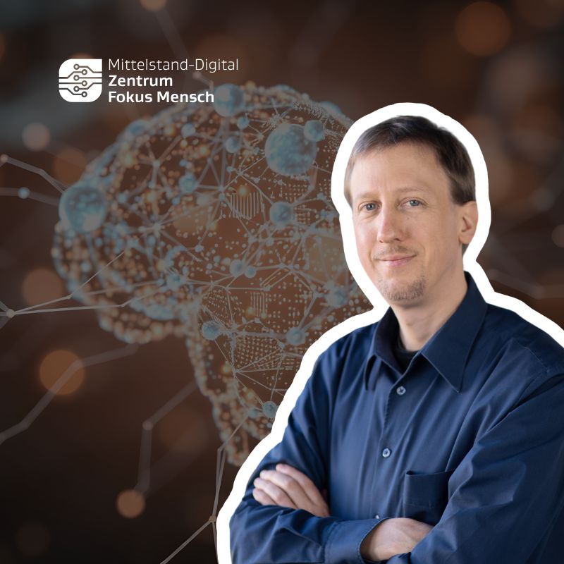 Dr. Jan Seifert mit einem Vortrag zur Event-Reihe KI-Success-Stories