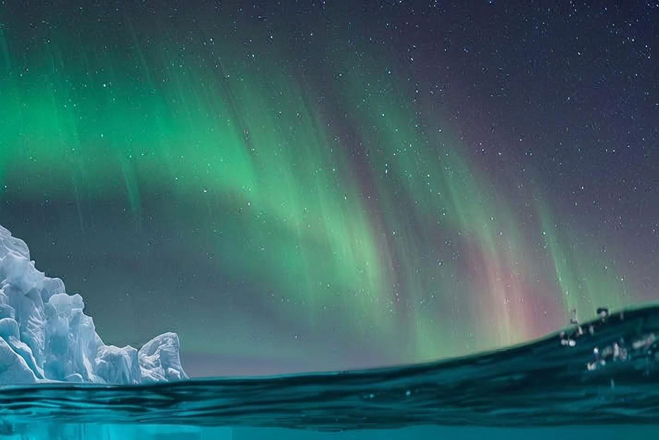 Bild eines Einsbergs